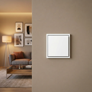 Módulo de Pared para Instalar, Estándar Europeo, Marco de Plástico Blanco, Enchufe, Interruptor de Luz, Botón, Función Combinada, Enchufe de Alimentación - Product Image 4