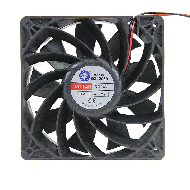 MEIXING GX12038ZY 24V 0.4A 9.6W 3200RPM 138CFM 45dBA 120*120*38mm Axial Flow Fans Industrial Exhaust Radiator Cooling Fan