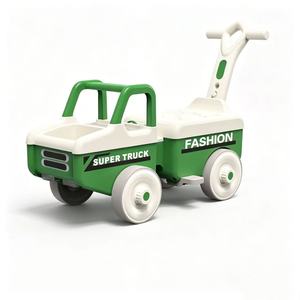 Voiture à pousser pour enfants à 4 roues, jouet à glisser pour tout-petits avec <span class=keywords><strong>espace</strong></span> de rangement et musique, cadeau pour enfants - Product Image 1