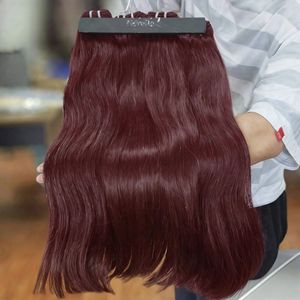 Extensioni per <span class=keywords><strong>capelli</strong></span> vergini indiani Remy di grado 12A, colore <span class=keywords><strong>marrone</strong></span> <span class=keywords><strong>cioccolato</strong></span>, a doppia trama, con cuticole allineate, da singolo donatore - Product Image 3