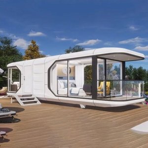 Casa Cápsula Inteligente Personalizable, Casa Contenedor Prefabricada, Estructura <span class=keywords><strong>de</strong></span> Acero, Fácil Instalación, Ideal para Hotel, Villa - Product Image 1