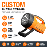 Lampe torche portative antidéflagrante certifiée ATEX, 3 modes d'éclairage, flash SOS, antichoc, pour mines, construction, sauvetage