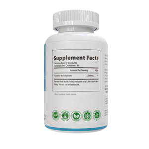 Cápsulas de Creatina Monohidrato HCl para Adultos HLVitals - Suplementos para la Salud y el Crecimiento Muscular de Triple Potencia - Product Image 5