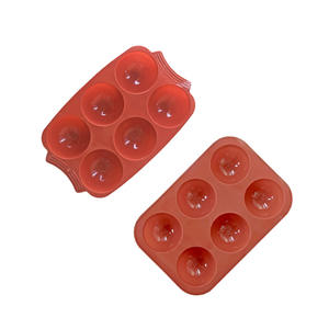 Moule à gâteau mousse en demi-cercle Mofen Cup Pastry Dessert Jelly Silicone Grinder Baking Tools for Pudding and Other Confections - Product Image 2