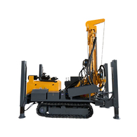Forage Exploration Rock Mine 260m Deep Water Well Foring Rig Equipment Mountain Construction Works