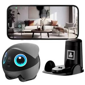 Enabot Ebo Air 2 Plus Robot Compagnon Intelligent pour Animaux de Compagnie avec Caméra 3K, Appel Vidéo, Fonction de Patrouille IA, Affichage et Caméra 3K Air 2 Plus - Product Image 1