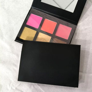 พาเลทท์ไฮไลท์เตอร์ คอนทัวร์ บลัชออน แบบอัดแข็ง สีชัด ติดทนนาน 6 สี สำหรับ DIY - Product Image 5