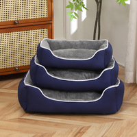 Lit pour animaux de compagnie en tissu toutes saisons, directement du fabricant, amovible, lavable, imperméable, design confortable et moelleux pour chiens et chats, utilisation en intérieur