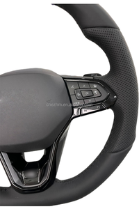 Volant en cuir <span class=keywords><strong>de</strong></span> sport multifonction BlackTrim Premium (avec ACC et aide au voyage) pour Pasat B8 T-Roc Viloran ID.3 ID.4 Etc - Product Image 3