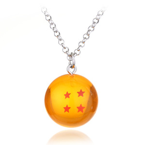Collar de Anime <span class=keywords><strong>Dragon</strong></span> <span class=keywords><strong>Ball</strong></span> <span class=keywords><strong>Z</strong></span>, Naranja, PVC, 1-7 Estrellas, Goku, Dragonball - Product Image 3