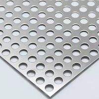 Maille métallique perforée en acier inoxydable 304/316 personnalisée, écran à motif poinçonné CNC pour la décoration des bâtiments et la protection de la sécurité
