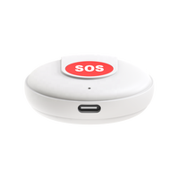 Bouton de panique intelligent WiFi portable Tuya pour personnes âgées SOS 90WT en plastique durable