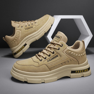 Chaussures de travail respirantes et tendance pour hommes, style décontracté, antidérapantes, en tissu, pour l'automne, idéales pour les nouveaux chantiers - Product Image 3