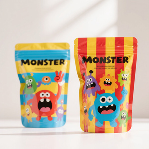 Sealable Matte 3.5g Mylar <b>Bags</b> Soft Touch Smell Proof Custom Printed Plastic Pouches Child-Proof Zipper Small Stand Plastic <b>Bags</b> - Product Image 1