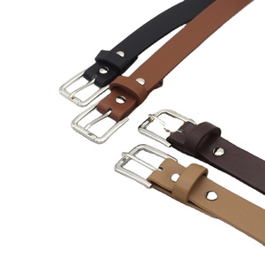 เข็มขัดหนัง PU สำหรับผู้หญิงเข็มขัดชุดเดรสกางเกงยีนส์ - Product Image 1
