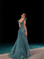 Robe de soirée à sequins grande taille pour invitées de mariage |   Robe de soirée scintillante de luxe pour banquets et occasions spéciales
