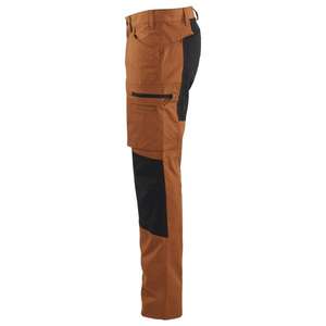 BLAKLADER - 145918454099D120 Service <b>Trousers</b> with <b>Stretch</b> Rust/<b>Black</b> - EAN 7330509914076 <b>WORK</b> <b>TROUSERS</b> DENIM <b>WORK</b> <b>TROUSERS</b> - Product Image 3