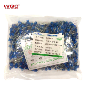 Condensador Cerámico <span class=keywords><strong>103</strong></span> 2kV Azul de Alto Voltaje, Condensador Cerámico 103m 0.01uF CA 2000V DIP 10nF, Condensadores de Chip Cerámico 103M - Product Image 5
