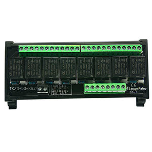 リレーモジュール8ウェイHongfaHF電磁DC10Aミニ3v5v6v9v12v24vdc Tk73-50-k824 Jqx-3ff-24vdc-1zワンオンワンオフDINレール - Product Image 3