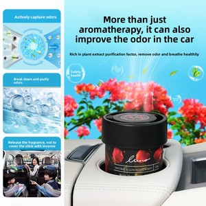 Portavasos para Coche Nuevo y Usado en Japón, Aromaterapia, Botella de Plástico de Gran Diámetro, Fragancia Duradera, Desodorante Rápido, <span class=keywords><strong>40</strong></span> Aromas, 120g - Product Image 3