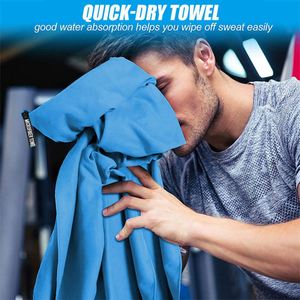 Serviette à séchage rapide en microfibre, super absorbante, légère, pour la gym, le yoga, le camping, fournisseur en gros - Product Image 4