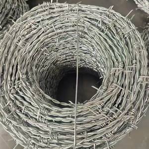 <span class=keywords><strong>Fil</strong></span> barbelé à deux brins recouvert de PVC, galvanisé à chaud, double torsion traditionnelle, haute résistance, <span class=keywords><strong>pour</strong></span> clôtures - Product Image 5