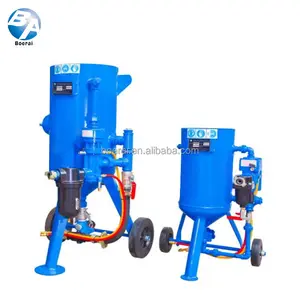 Wholesale high pressure sand blasting pot /100 litre capacity mobile sandblasting machine