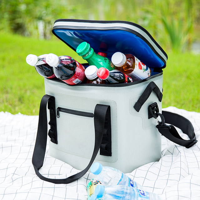Can Large Thermal Bags Insulated Lunch Box Leakproof Waterproof Cooler Bag for Camping Picnic and Beach