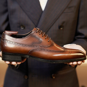 Zapatos Oxford para Hombre, Formales, de Cuero, para Vestir, Clásicos con Cordones, para Oficina - Product Image 4