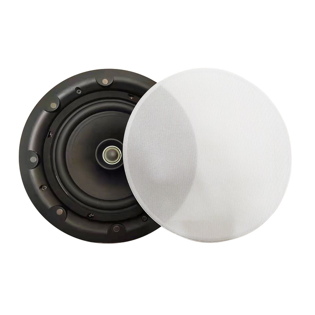 C840P 8-inch Coaxial Speaker Driver Ceiling Speaker 70V/100V Black Cover High Quality Wall Mount Speaker