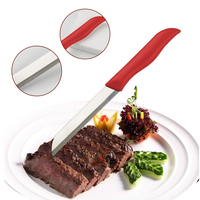 Vente flash : Ensemble de 4 couteaux à fruits, à pain, à steak et à éplucher, couteaux de cuisine, couteaux utilitaires en acier avec manche en plastique
