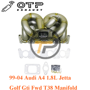 ท่อระบายอากาศ OTP สำหรับ3มม. 99-04 Aud * A4 1.8L Jett * Golf MK4 Gt * Fwd Tur Bo T38ท่อสแตนเลสประสิทธิภาพสูง - Product Image 2