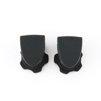 Visière de casque de football Clips rapides Noir Or Bouclier oculaire Clip à dégagement rapide Kits de clips de remplacement Adu
