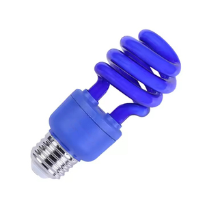 Nhỏ gọn <span class=keywords><strong>CFL</strong></span> kỳ nghỉ Đảng ánh <span class=keywords><strong>s</strong></span>áng 120/240V E26 FCC cetl ETL 13W màu xanh nửa xoắn ốc màu tiết kiệm năng lượng đèn - Product Image 2