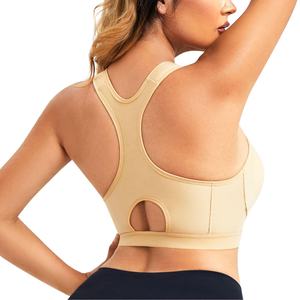 Almohadillas extraíbles con cierre de gancho frontal personalizado de fábrica, sujetador quirúrgico con espalda cruzada, sujetador de cirugía postoperatoria para mujer - Product Image 3