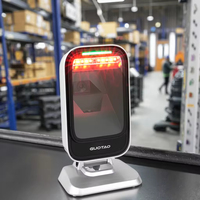 Lecteur de codes QR de bureau à faible coût de la marque GUOTAO, plateforme OEM remplaçable, scanner de codes-barres DS9308 pour entrepôt
