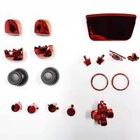 Kit de réparation complet de boutons plaqués brillants pour manette PS5, accessoires de jeu