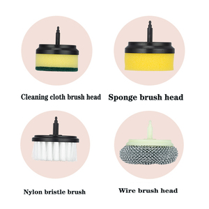 Cepillo de limpieza eléctrico <span class=keywords><strong>recargable</strong></span> automático Sunshine, fregador giratorio de cocina, Material de tela de plástico, uso seguro para bebés, coche diseñado - Product Image 6