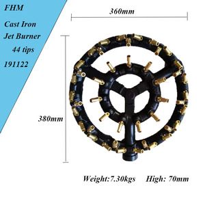 Cocina industrial Hierro fundido de alta temperatura 44 puntas Quemador de chorro de gas propano para rango <span class=keywords><strong>Wok</strong></span> - Product Image 5