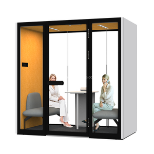 Cabine di Lavoro Silenziose Comine per Due Persone, <span class=keywords><strong>Capsule</strong></span> per Privacy, Postazioni Ufficio Insonorizzate - Product Image 3