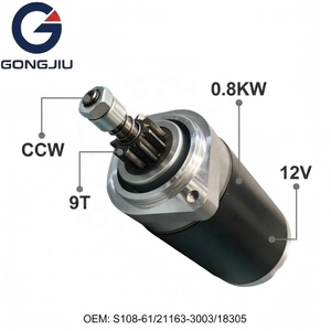 <span class=keywords><strong>Moteur</strong></span> de démarrage de qualité <span class=keywords><strong>marine</strong></span> avancée 12V 0.8Kw 9T 9 dents pour <span class=keywords><strong>moteur</strong></span> Kawasaki 440 550 21163-3711 CCW en sens inverse des aiguilles d'une montre - Product Image 2
