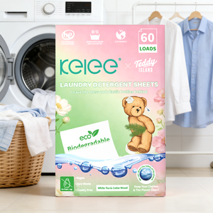 Teddy Island Accessoires : Nouvelles feuilles de lessive écologiques tendance – Feuilles de savon biodégradables pour le linge, pour une élimination efficace <span class=keywords><strong>des</strong></span> taches - Product Image 2