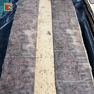 2025 Factory Wholesale Maple Mapa <strong>Burl</strong> Raw <strong>Veneer</strong> <strong>Walnut</strong> Amboyna <strong>Burl</strong> Wood <strong>Veneer</strong> Sheet - Product Image 3