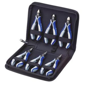 For 00 20 16 P 6-Piece Electronics <b>Pliers</b> <b>Set</b> with Tools for Electronic Components 215mm Made in Germany - Product Image 3