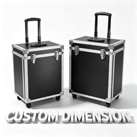 Valise trolley en aluminium camouflage vert avec roulettes, poignée télescopique et ouverture séparée, valise de transport en aluminium à roulettes avec sangle de couvercle