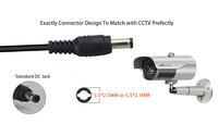 Kabel isi daya adaptor Jack barel 3.5mm 1.35mm, kabel pengisian daya USB ke DC 5V 6 kaki