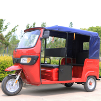 Tricycles Tricycles Électriques Bajaj Adulte 3 Roues, Taxi Ouvert Tuk Tuk Rickshaw avec Puissance Électrique 60v