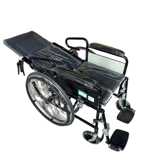 Sedia a rotelle pieghevole manuale multifunzione, sedia a rotelle in acciaio leggero, sedia a rotelle appositamente progettata per ospedali disabili - Product Image 1