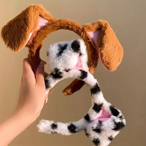 عصابة شعر كرتونية لطيفة للفتيات إكسسوارات شعر متعددة الاستخدامات عصابة شعر قطيفة - Product Image 5