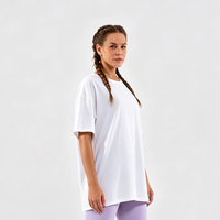 T-shirts de sport personnalisés de haute qualité pour femmes, vêtements de fitness, hauts de sport, t-shirts actifs surdimensionnés pour femmes